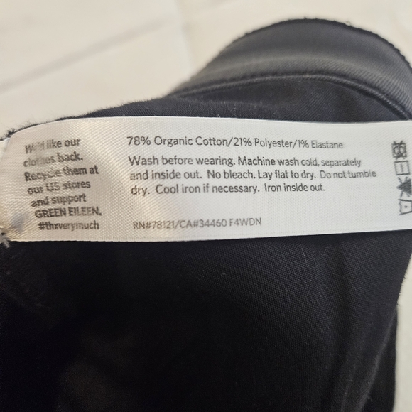 Black Vegan Leather Pants - Picture 6 of 6